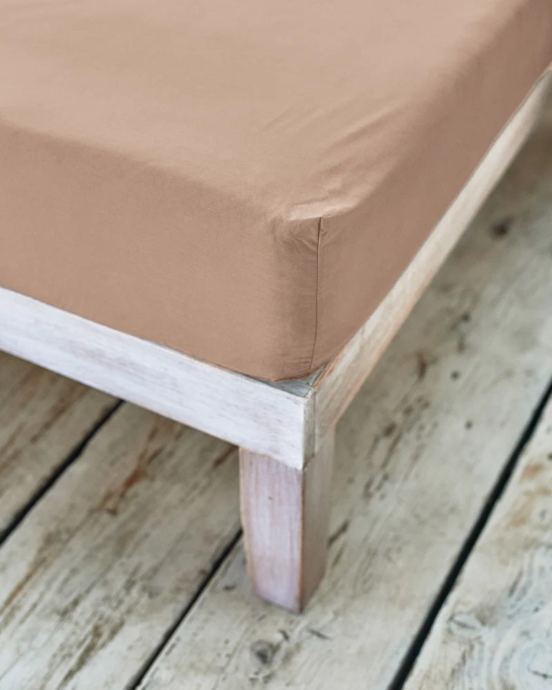 Cotton Fitted Sheet Set-Cherry Pink