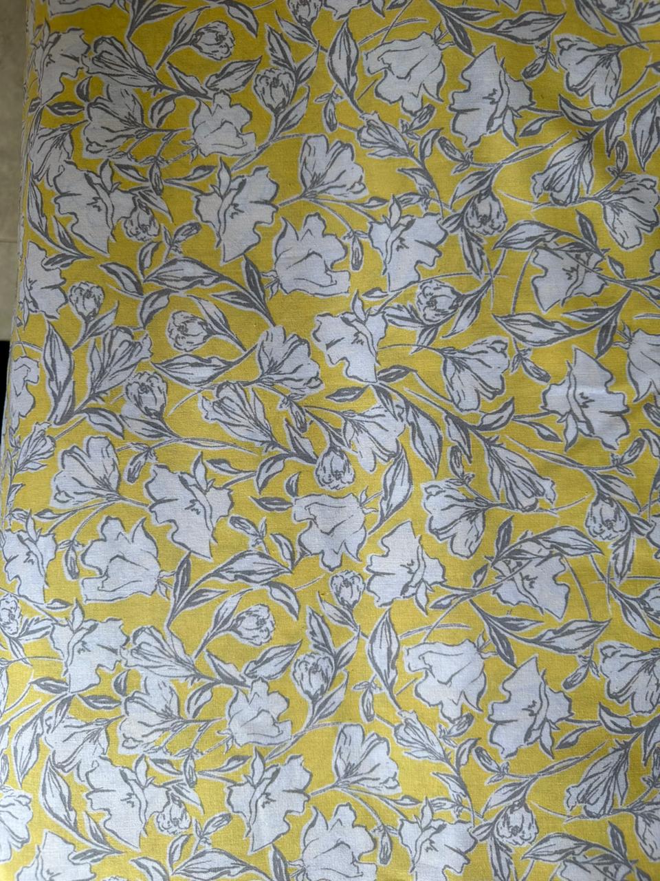 Cotton Fabric 6 yards-Kitenge Yellow Blonde