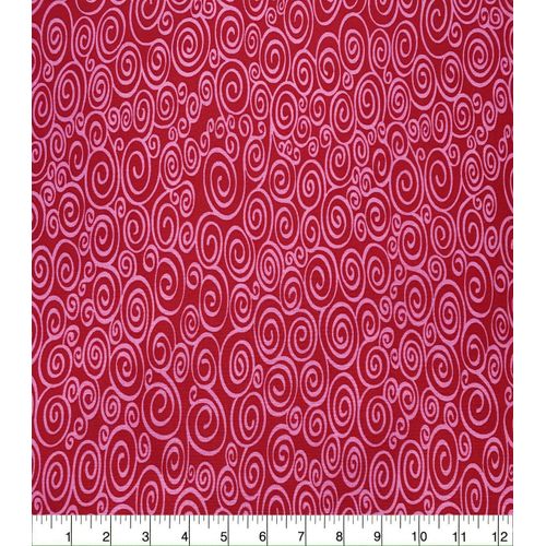 Cotton Fabric 6 yards - Kitenge Red Rose
