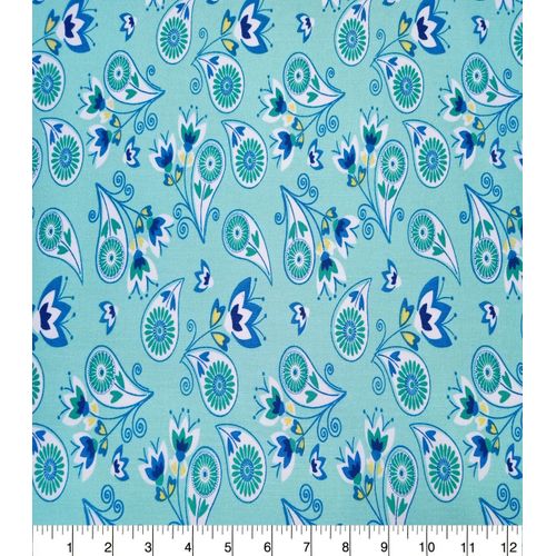 Cotton Fabric 6 yards- Kitenge Sky Blue