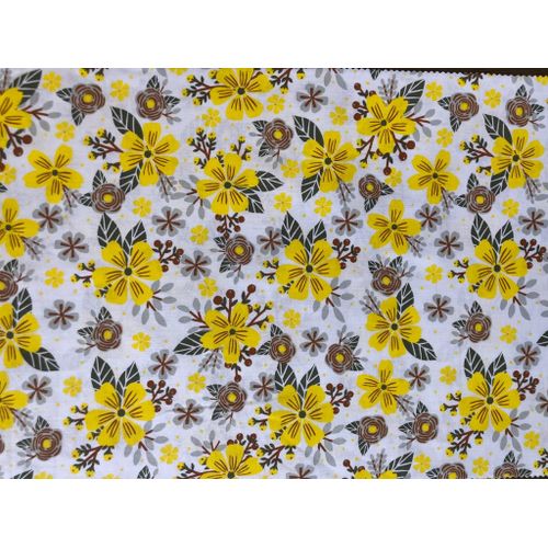 Cotton Fabric 6 yards - Kitenge Flowerish
