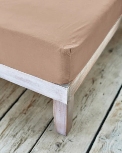 Cotton Fitted Sheet Set-Cherry Pink