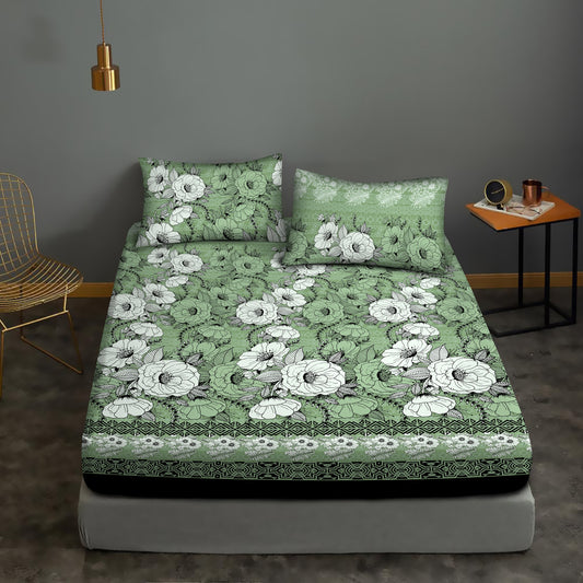 Green Scene A-Fitted Sheet Set