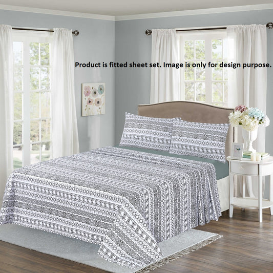 Green Scene B -Fitted Sheet Set-CLEARANCE SALE
