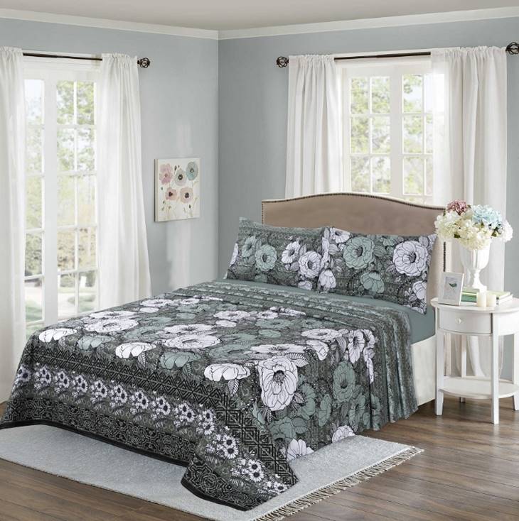 Green Scene A - Bed Sheet Set