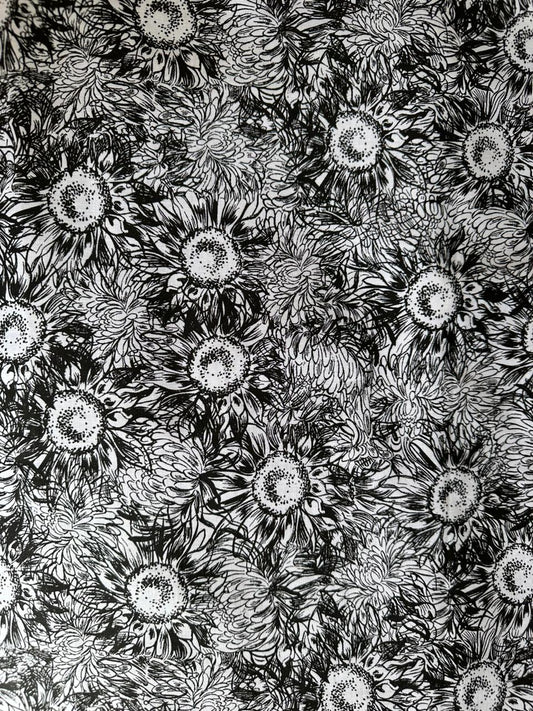 Cotton Fabric 6 yards-Kitenge Black Pod II
