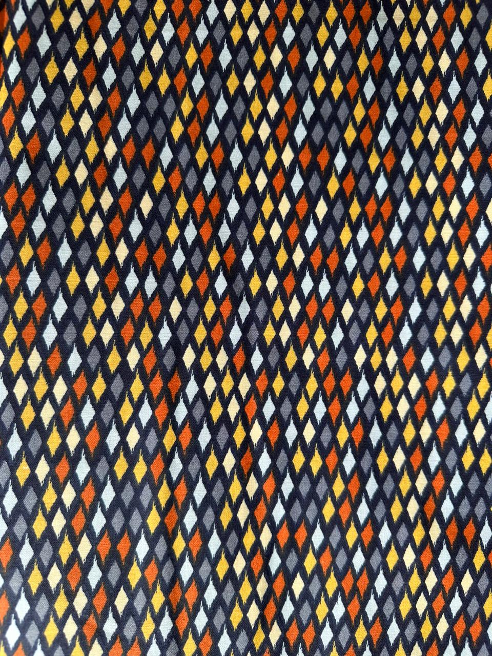 Cotton Fabric 6 yards-Kitenge Checkered