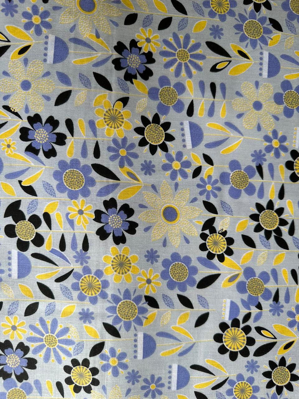 Cotton Fabric 6 yards-Kitenge Daisy