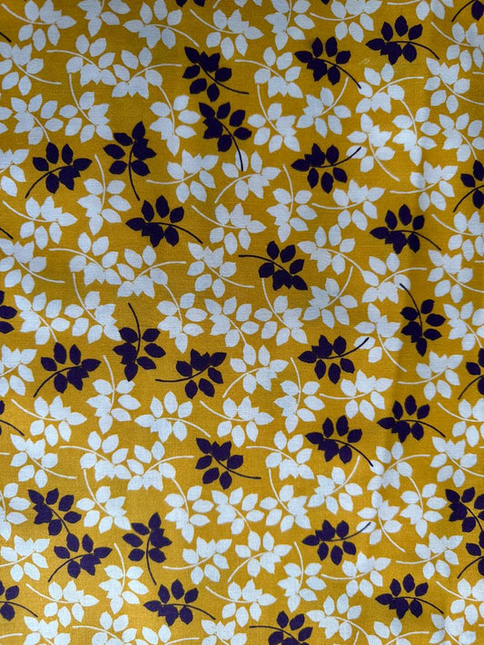 Cotton Fabric 6 yards-Kitenge Leaf