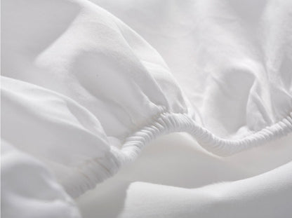 Cotton Fitted Sheet Set-Single 3x6ft