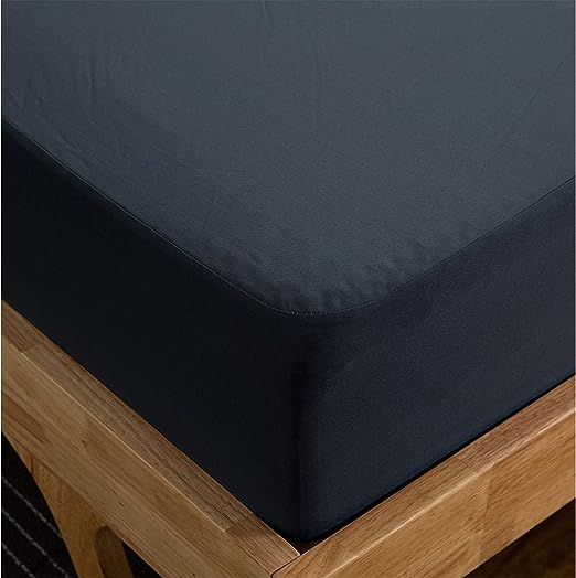 Cotton Fitted Sheet Set-Blueberry