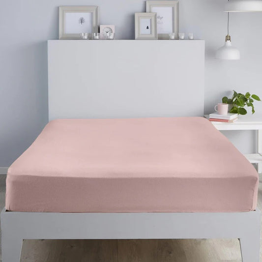 Cotton Fitted Sheet Set-Cherry Pink